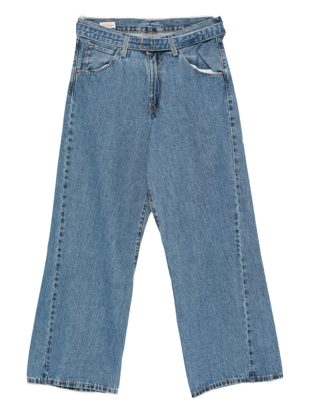 Levi's Belted Five-pocket Denim Jeans In Blue