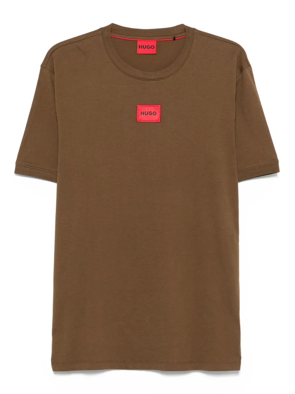 logo-embroidered cotton T-shirt