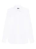 Zegna long-sleeved button-up shirt - White