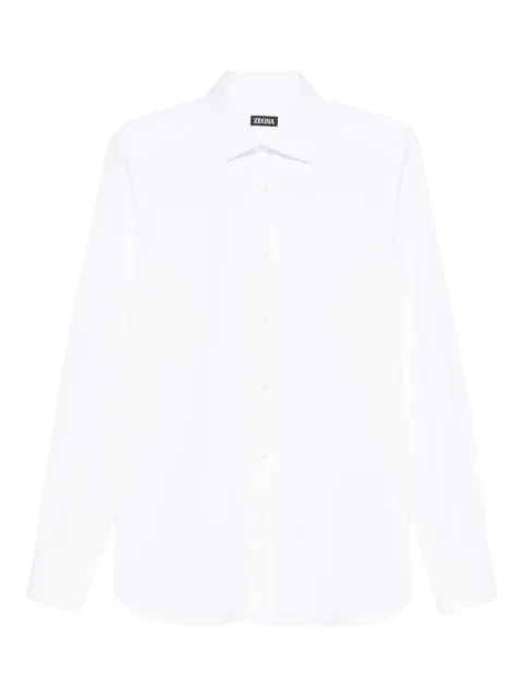 Zegna long-sleeved button-up shirt