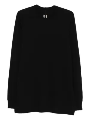 【RICK OWENS】リックオウエンス チュニックトップス ブラック RICK OWENS ハリウッド・ランウェイ・シャルムーズ・フーデッド