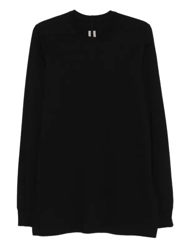 Rick Owens クルーネック　ロンT Tシャツ Rick Owens クルーネック ロングTシャツ | ブラック | FARFETCH JP