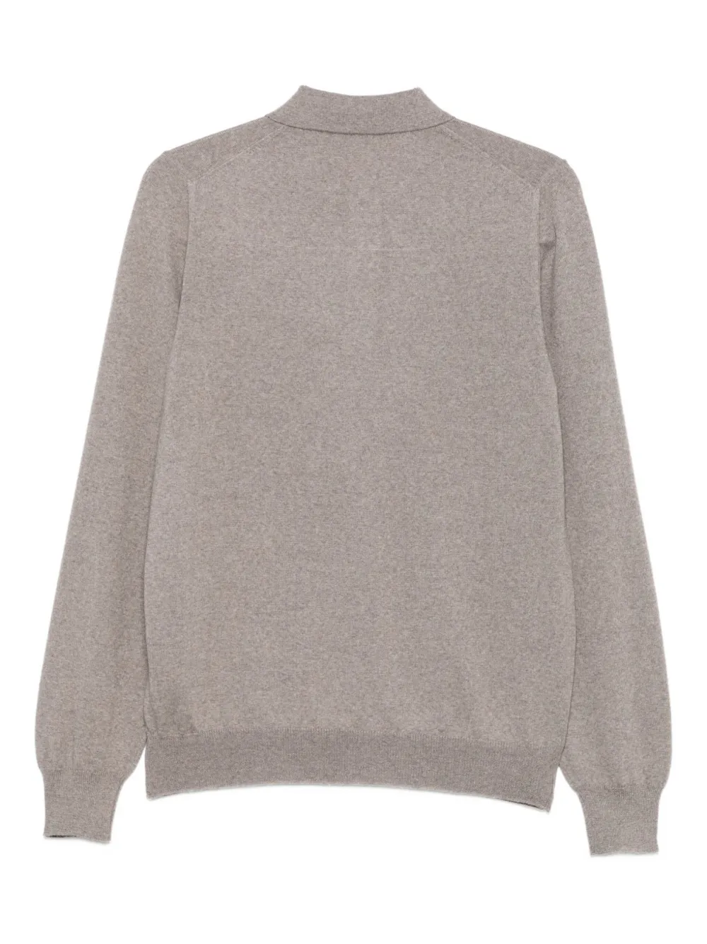 Barba Poloshirt met lange mouwen - Beige