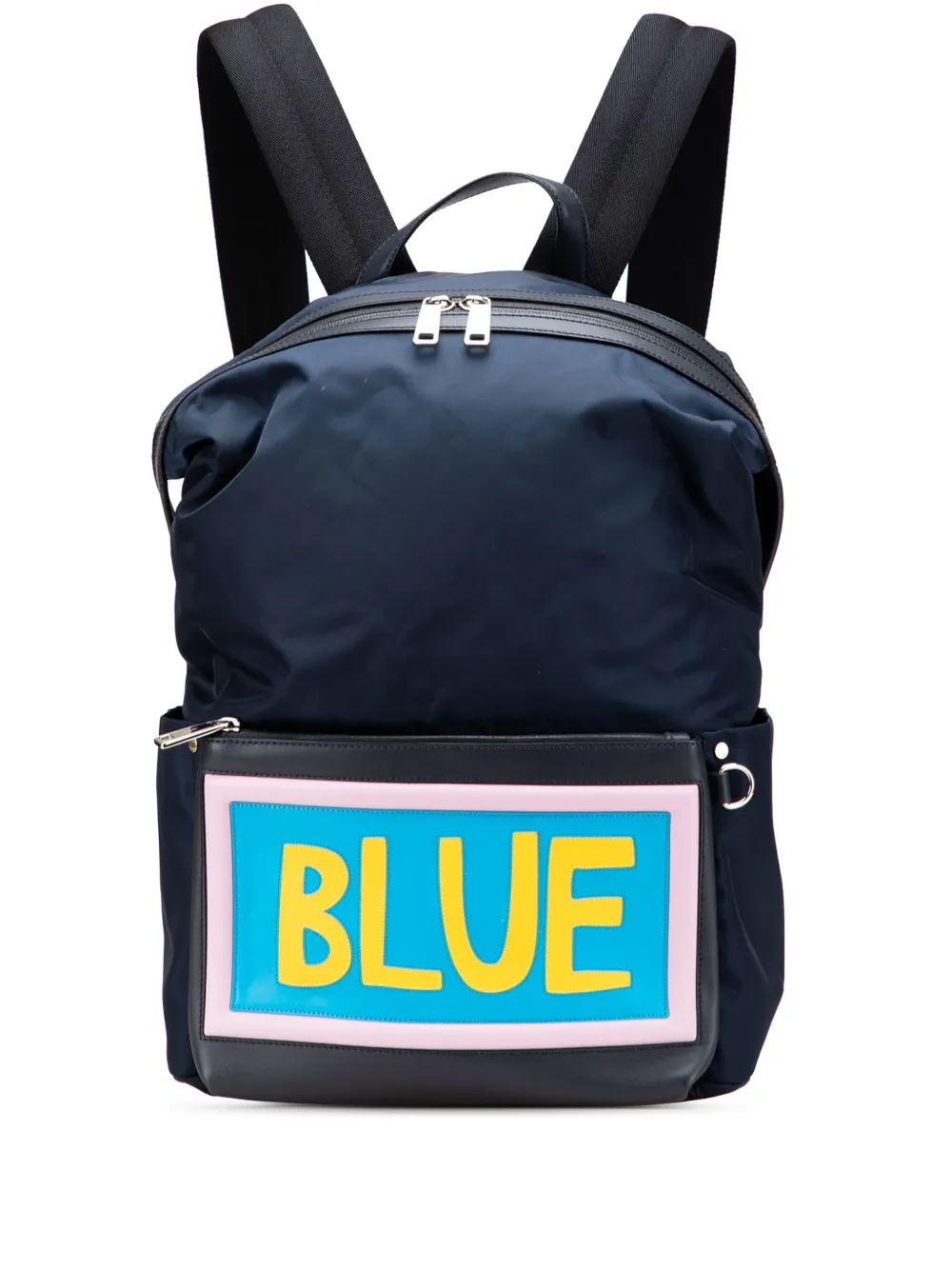 Fendi Pre-Owned 2010-2025 Nylon Vocabulary Blue backpack - ブルー Fendi Pre-Owned 2010-2025 Nylon Vocabulary Blue backpack - ブルー