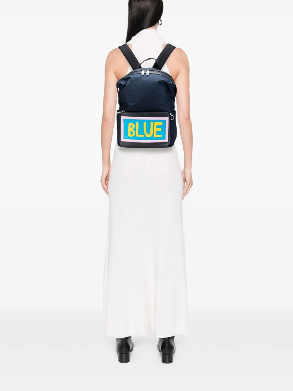 Fendi Pre-Owned 2010-2025 Nylon Vocabulary Blue backpack | Pre-Owned | Image 2
