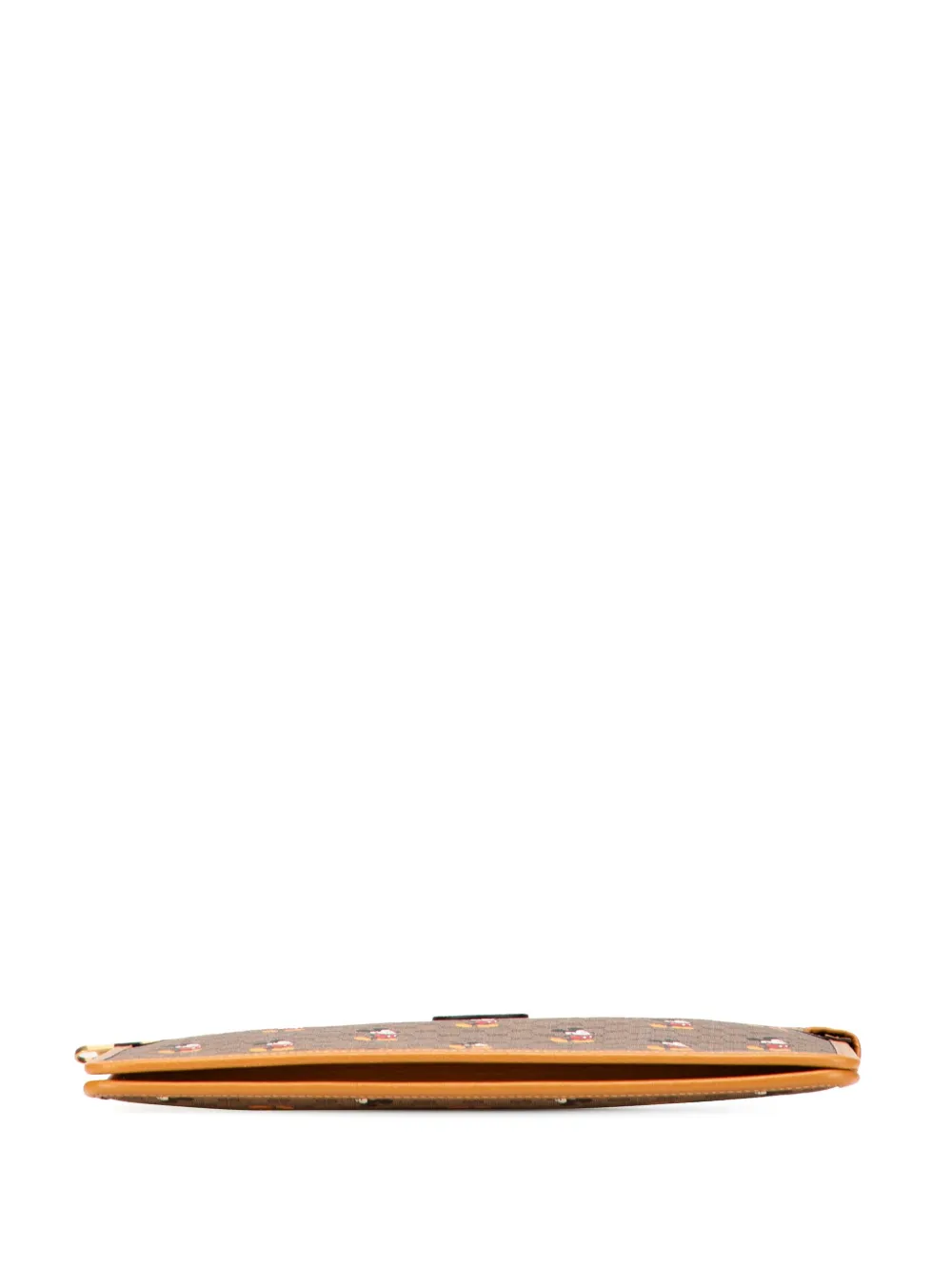 Pre-owned Gucci 2016-2025 Disney Micro Gg Supreme Mickey Mouse Clutch Bag In Brown