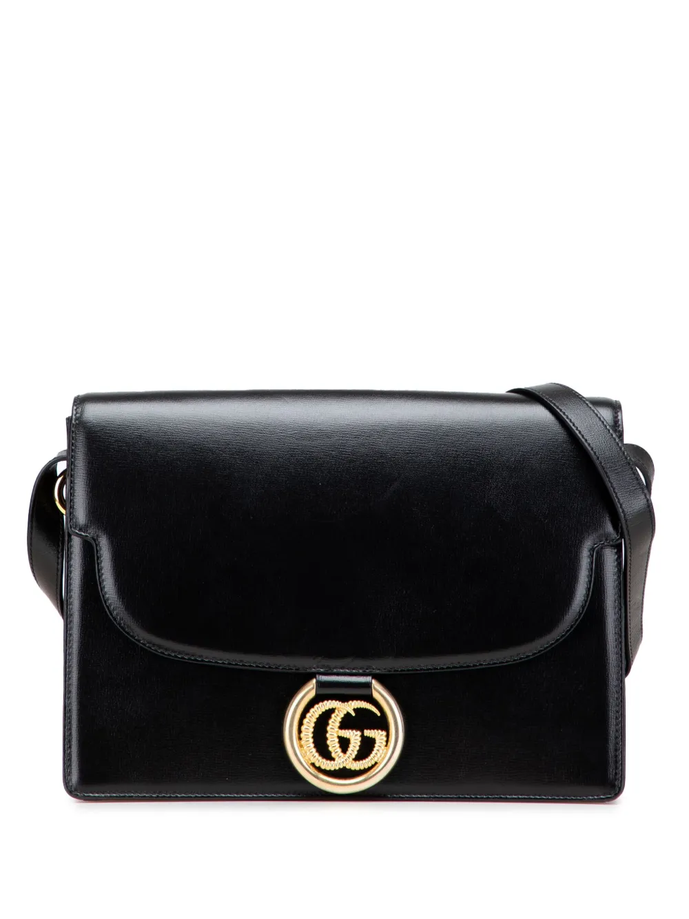 Gucci Pre-Owned 2016-2025 Medium Textured Calfskin GG Torchon Ring Gucci Pre-Owned 2016-2025 Medium Textured Calfskin GG Torchon Ring