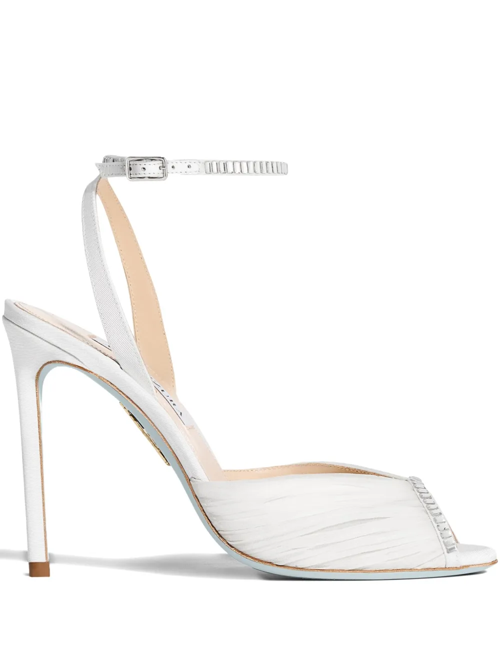 Aquazzura 105 Be Mine sandals White