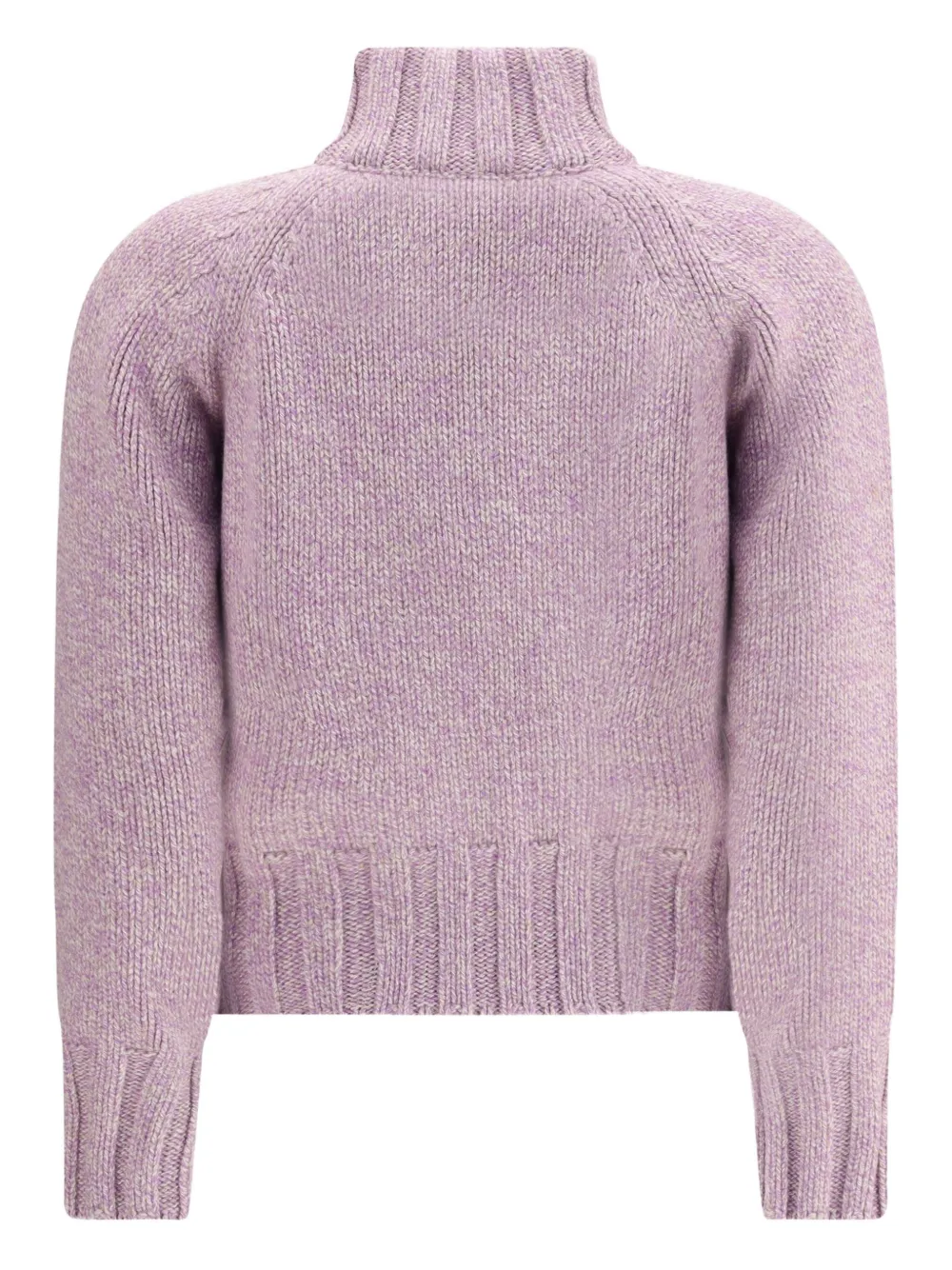 Magda Butrym high-neck zip-front cardigan Roze