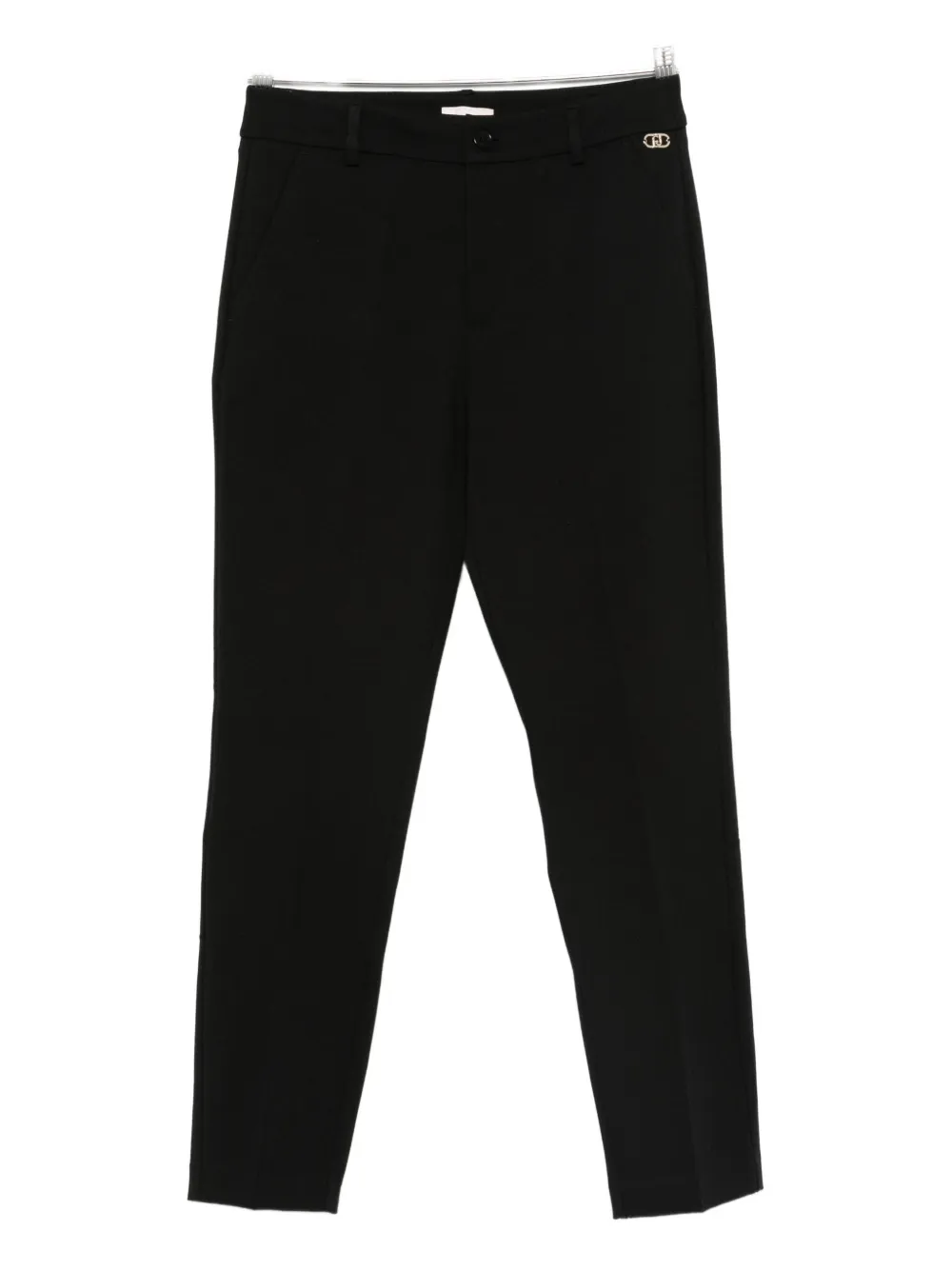 Liu •jo Logo-detail Trousers In Black