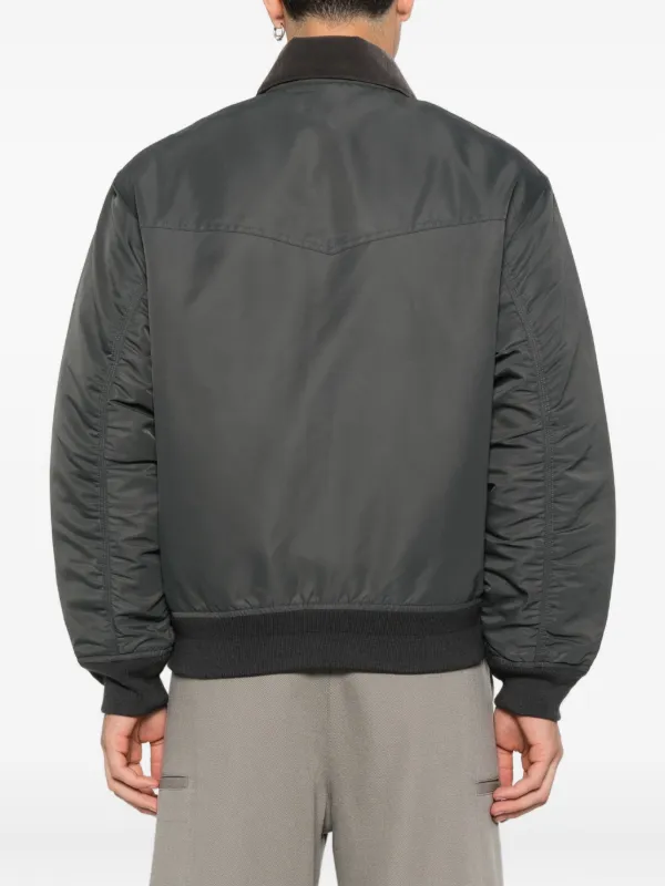 Carhartt WIP Santa Fe Alumni Bomber Jacket | Grey | FARFETCH