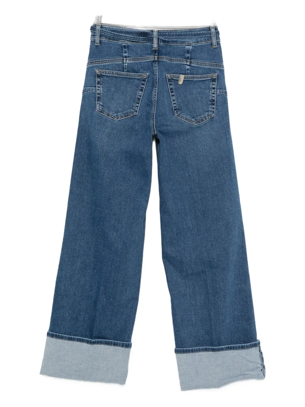 LIU JO Jeans met cuffs Blauw