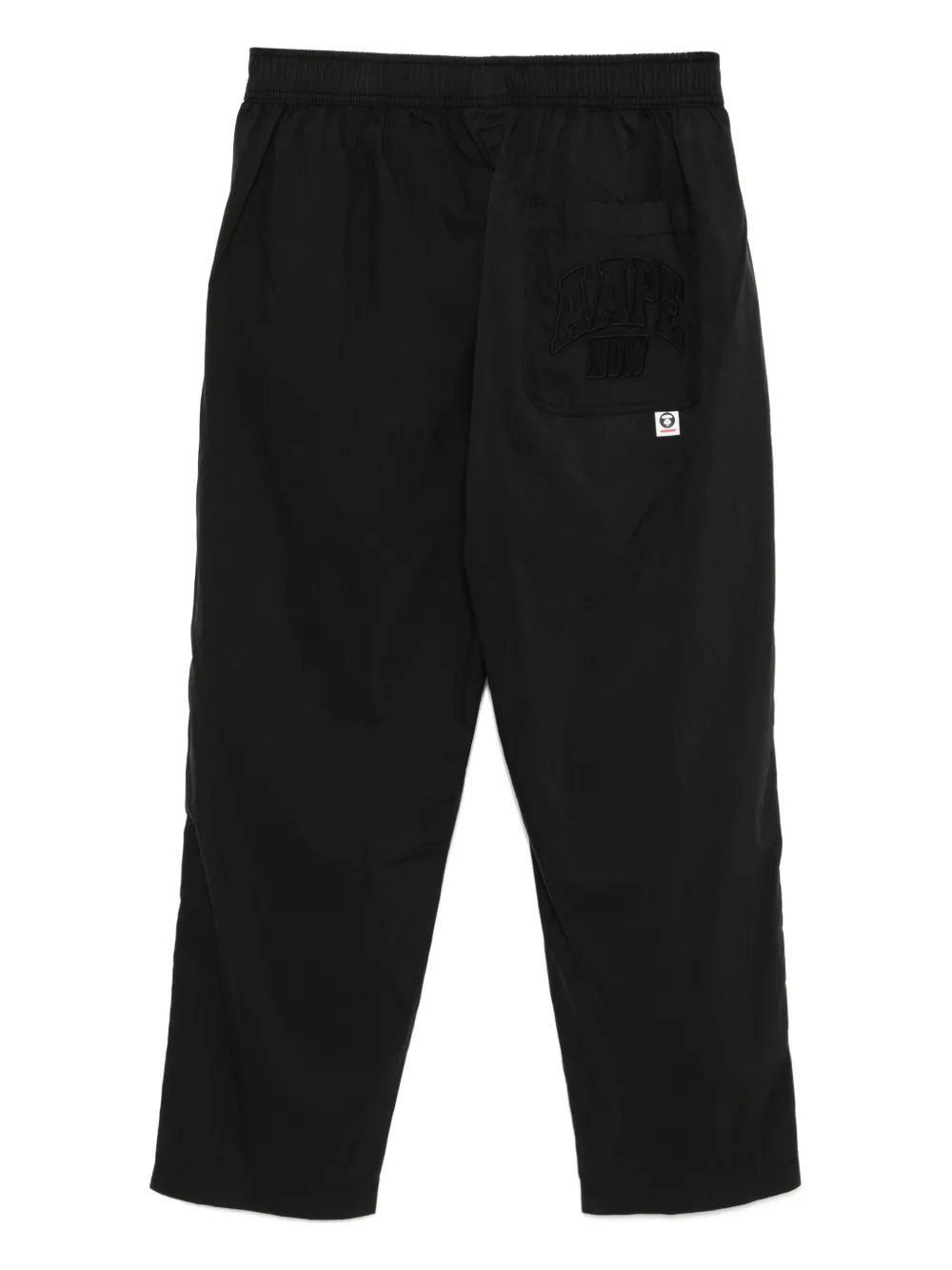 AAPE BY *A BATHING APE Broek met logoplakkaat - Zwart