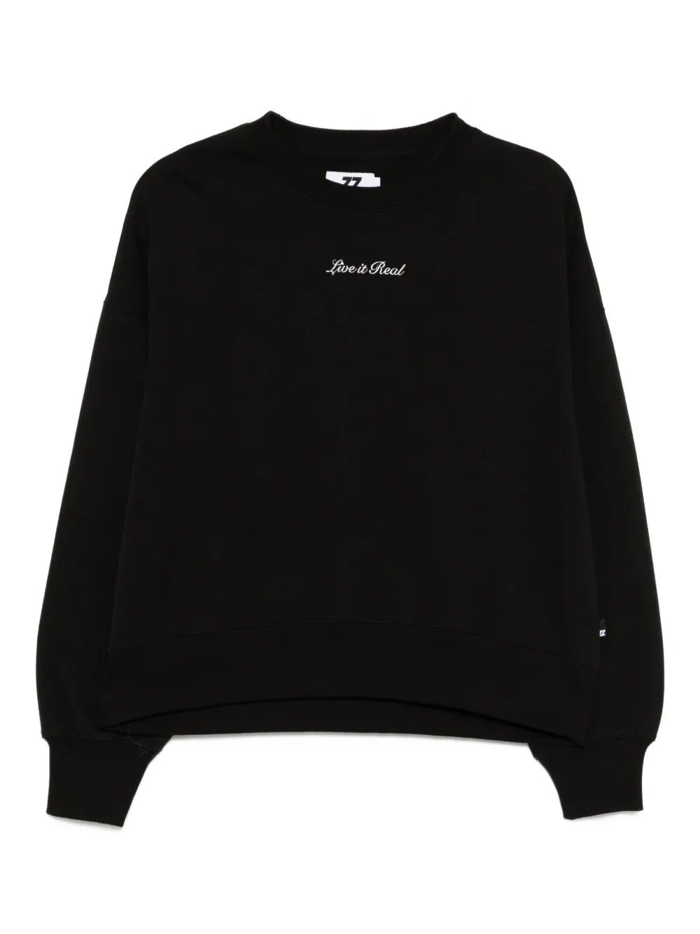 izzue graphic-print sweatshirt | Black | Image 1