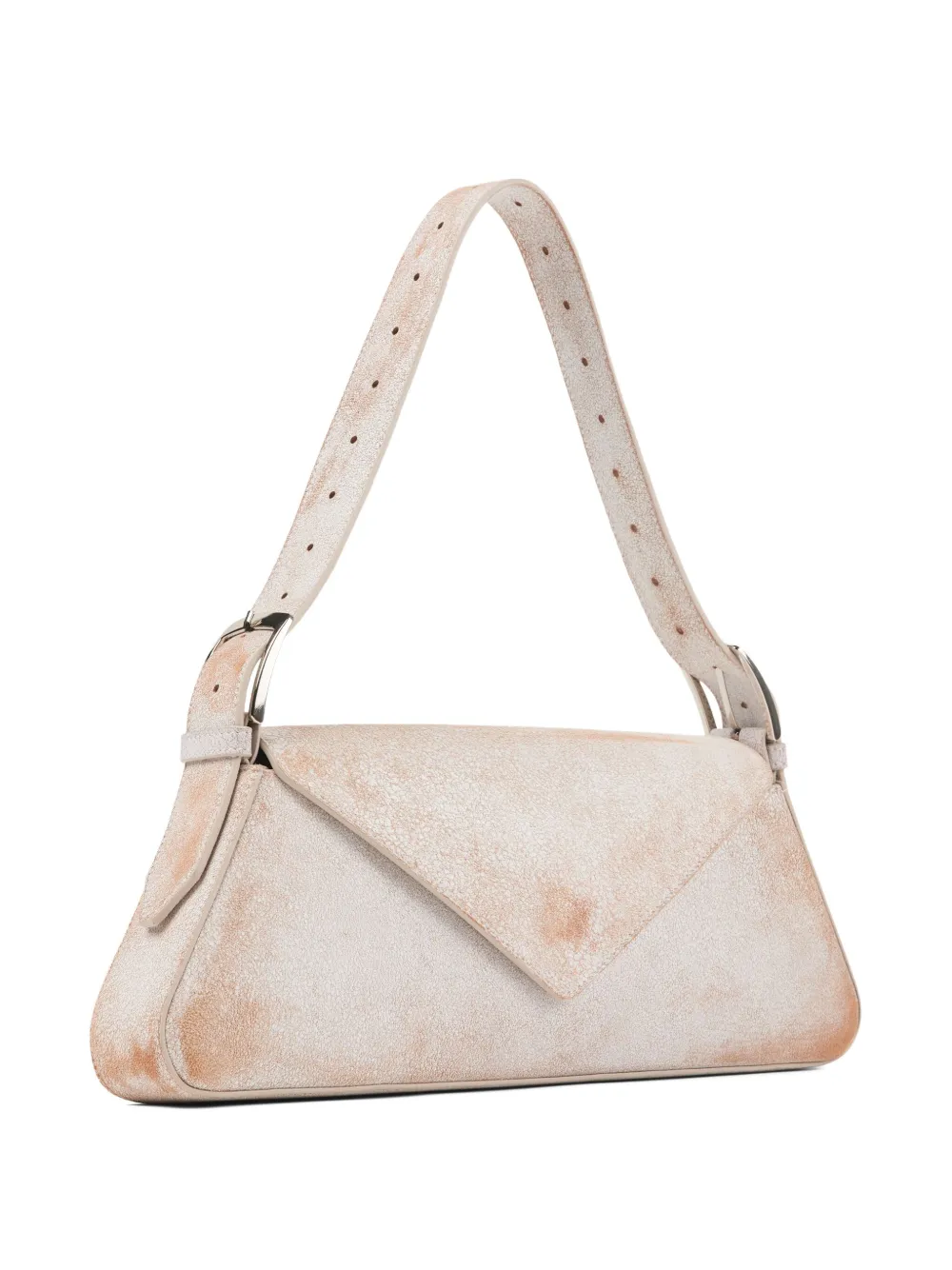 Camperlab Leather Shoulder Bag In White