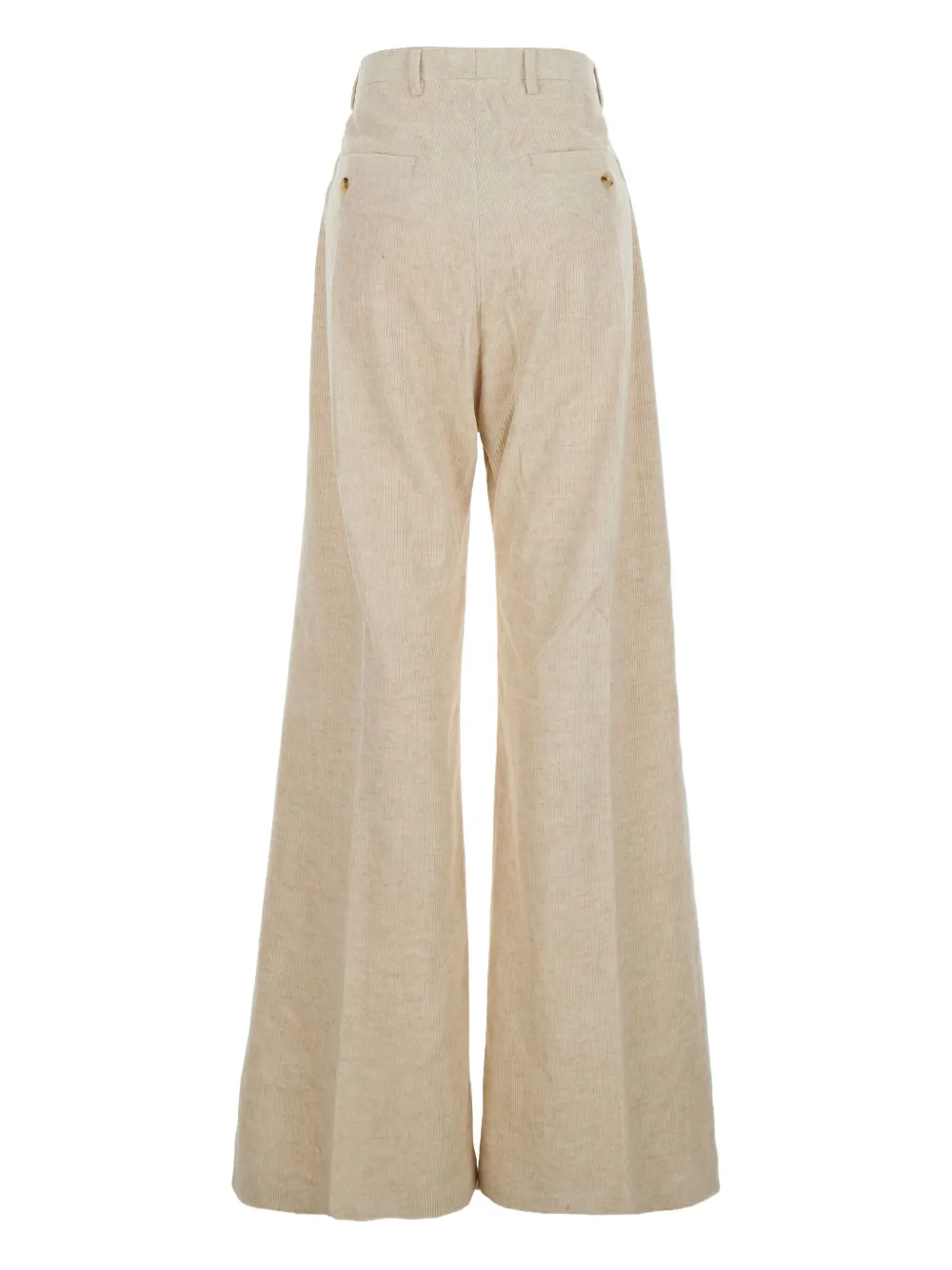 Rick Owens Wide Belas corduroy trousers Beige