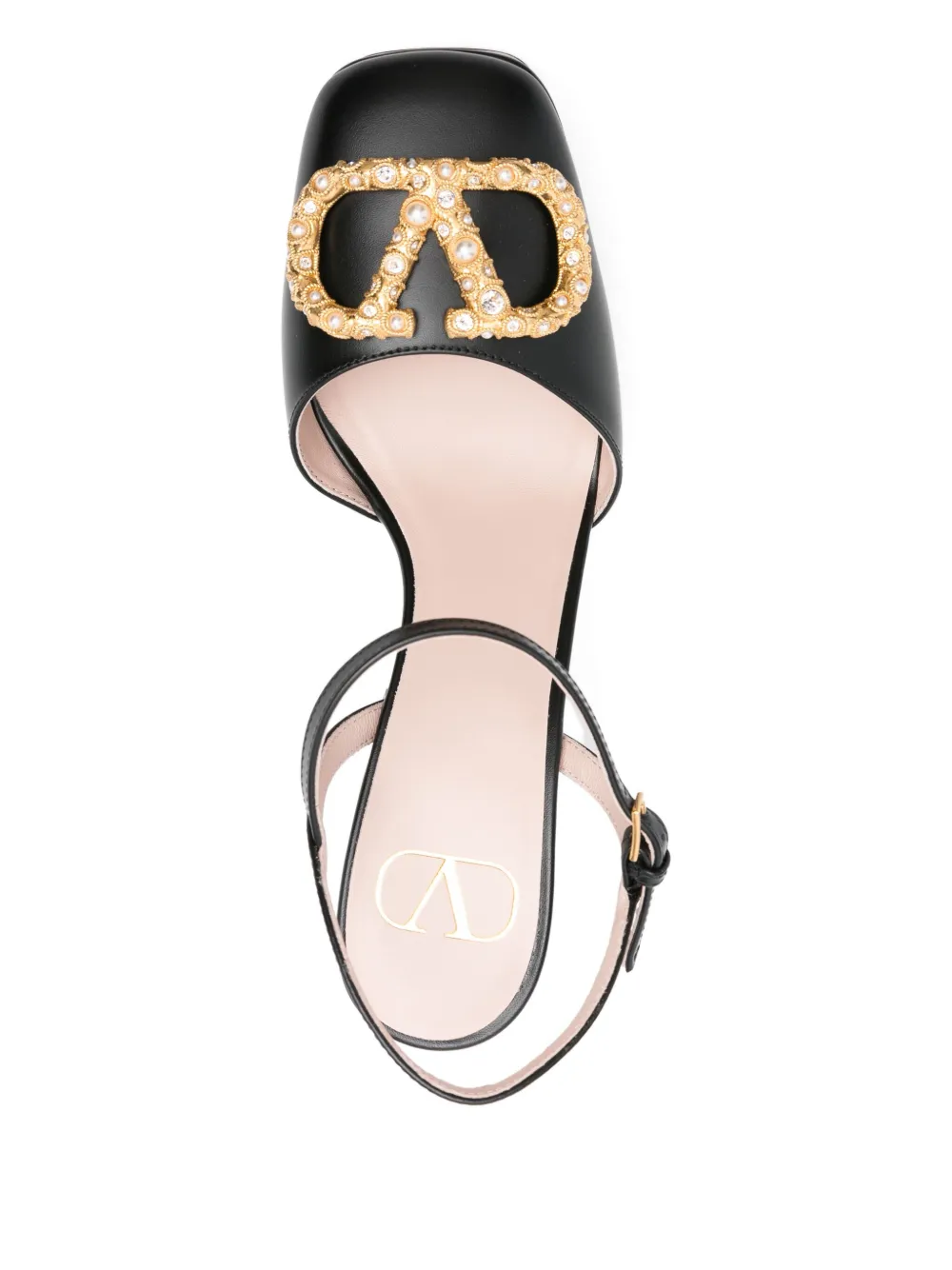 Valentino Garavani 110mm VLogo Signature platform pumps Black