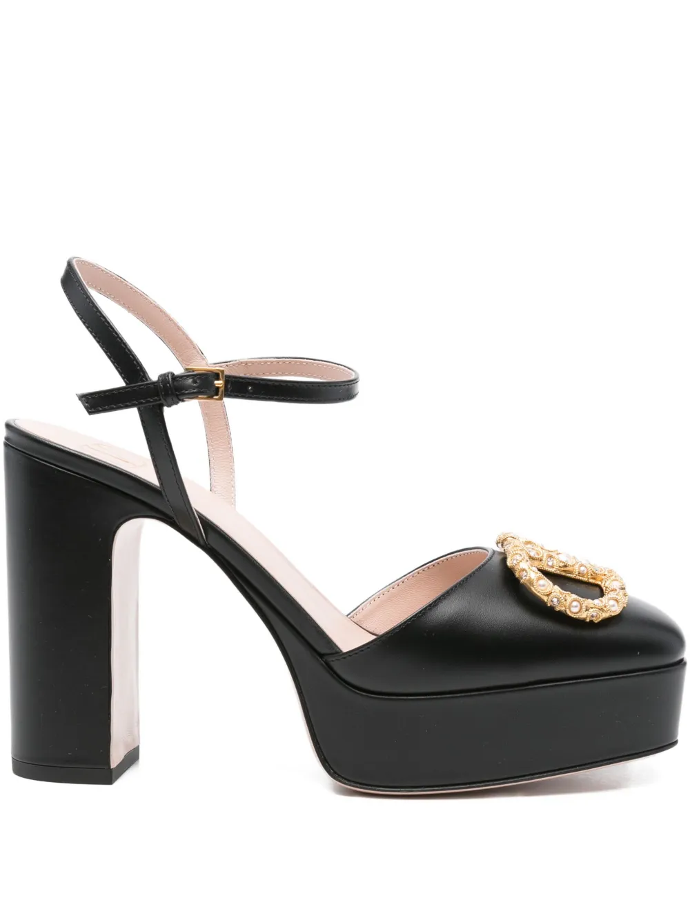 Valentino Garavani 110mm VLogo Signature platform pumps Black