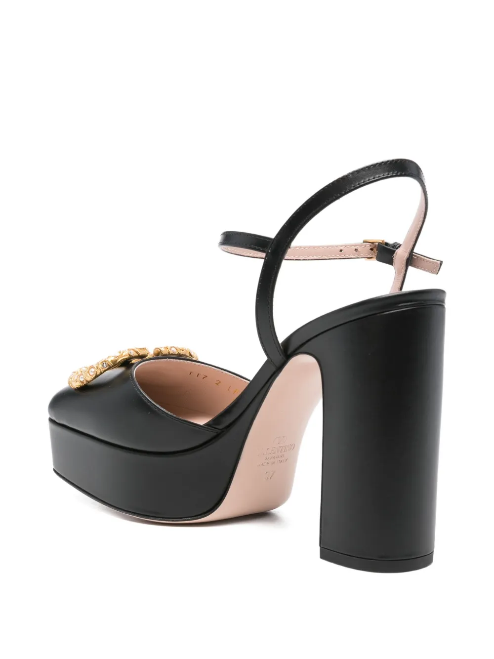 Valentino Garavani 110mm VLogo Signature platform pumps Black