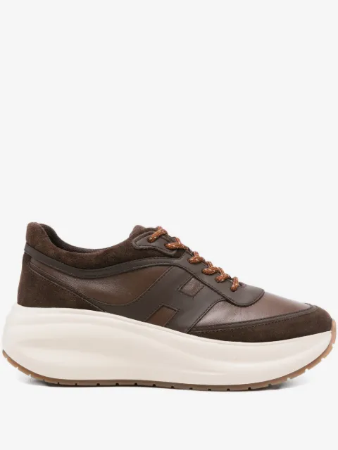 Hogan leather suede sneakers