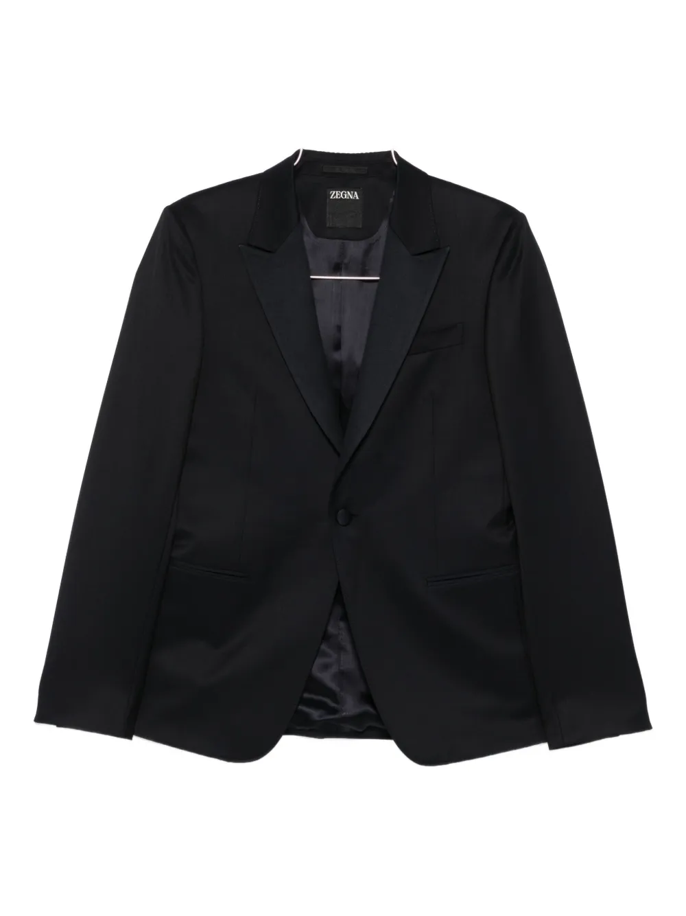 Zegna mohair-wool blend suit - Blu