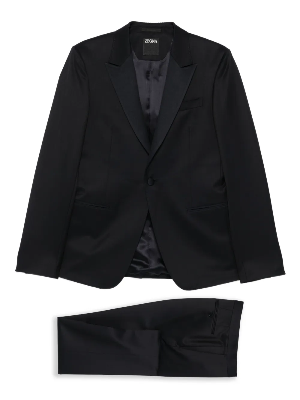 mohair-wool blend suit