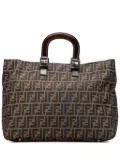 Fendi Pre-Owned 2000-2010 Large Zucca Canvas Twins tote bag - Brown