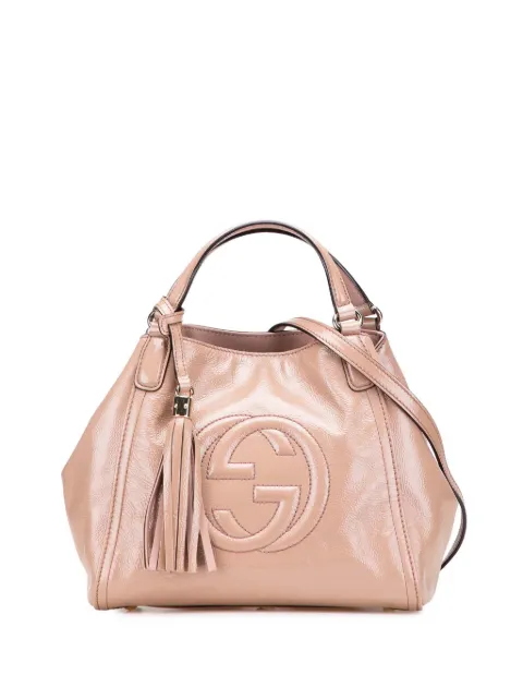 Gucci Pre-Owned 2016-2025 Small Patent Soho satchel