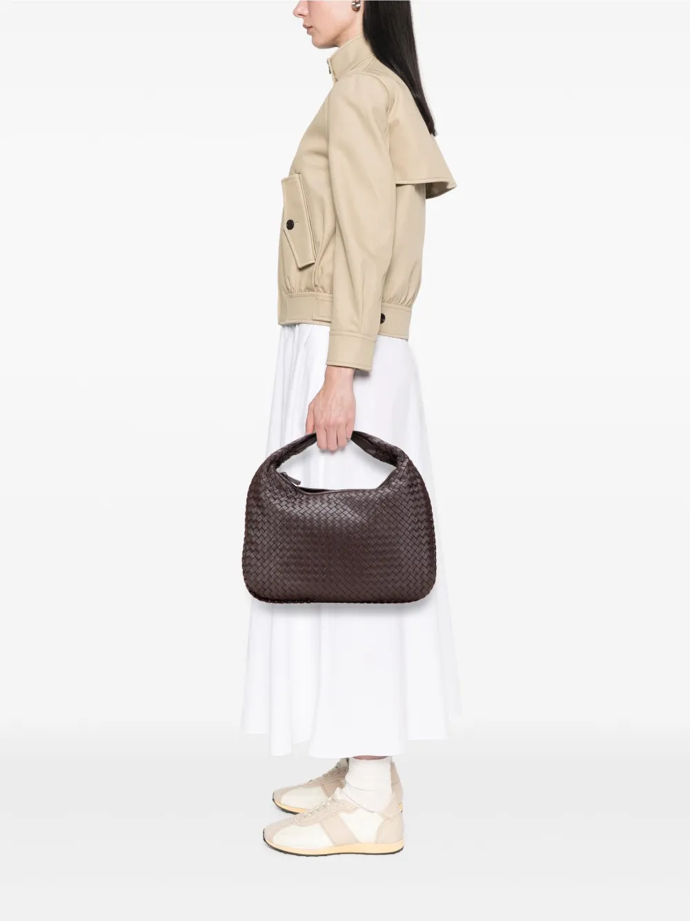 Bottega Veneta Pre-Owned 2008 Small Nappa Intrecciato Veneta hobo bag | كلاسيكيات | Image 2