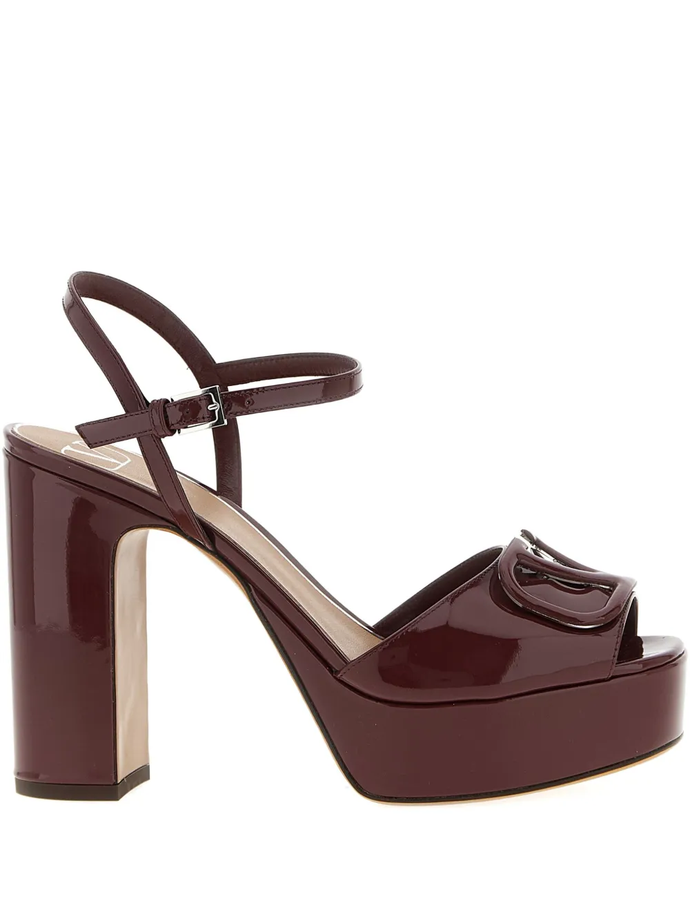 Valentino Garavani 115mm Platform Sandals In Red