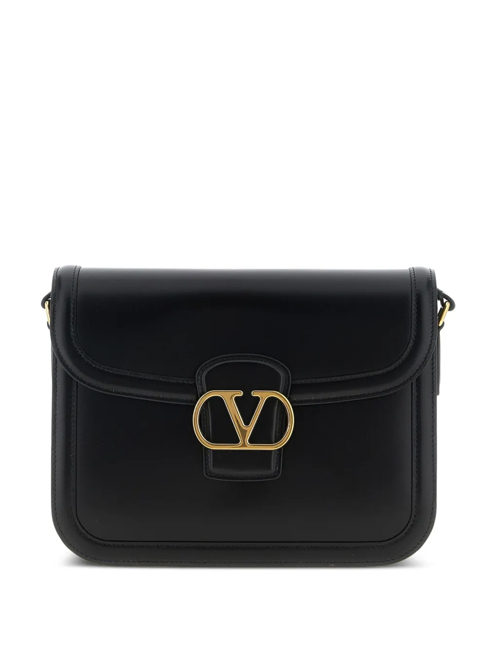 Valentino Garavani VLogo Signature kleine schoudertas met omslag Zwart