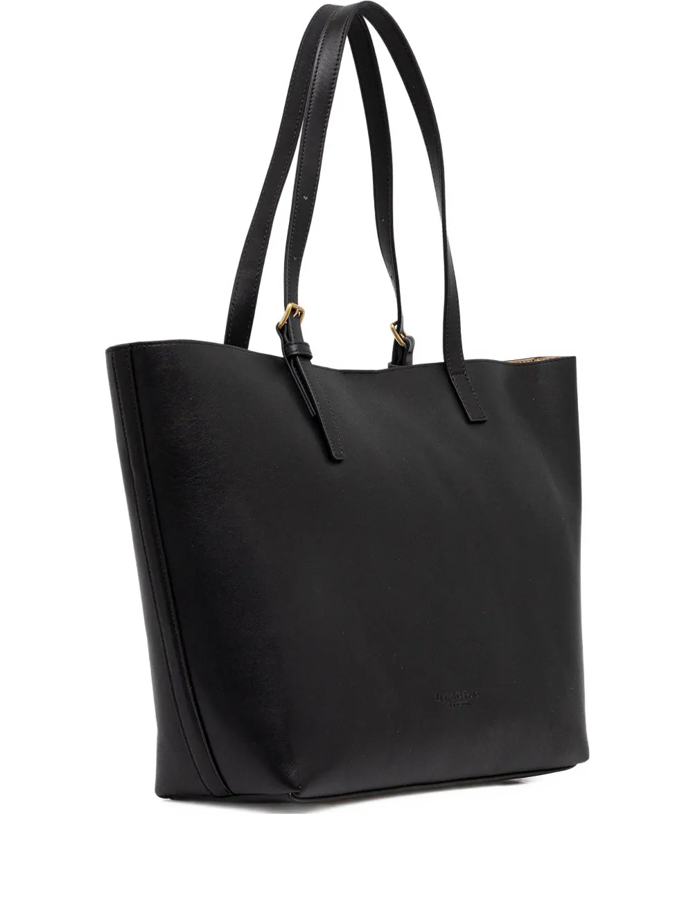 Marc O'Polo Leren shopper Zwart