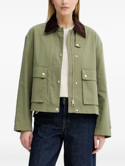 Marc O'Polo corduroy-collar buttoned jacket