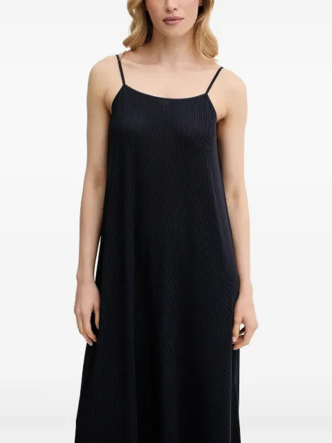 Marc O'Polo pleated slip midi dress