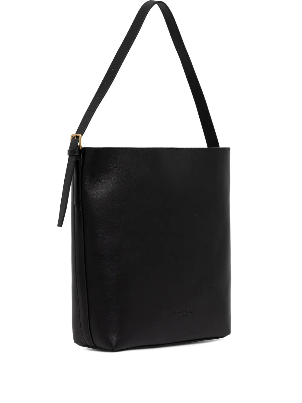 Marc O'Polo Leren shopper Zwart