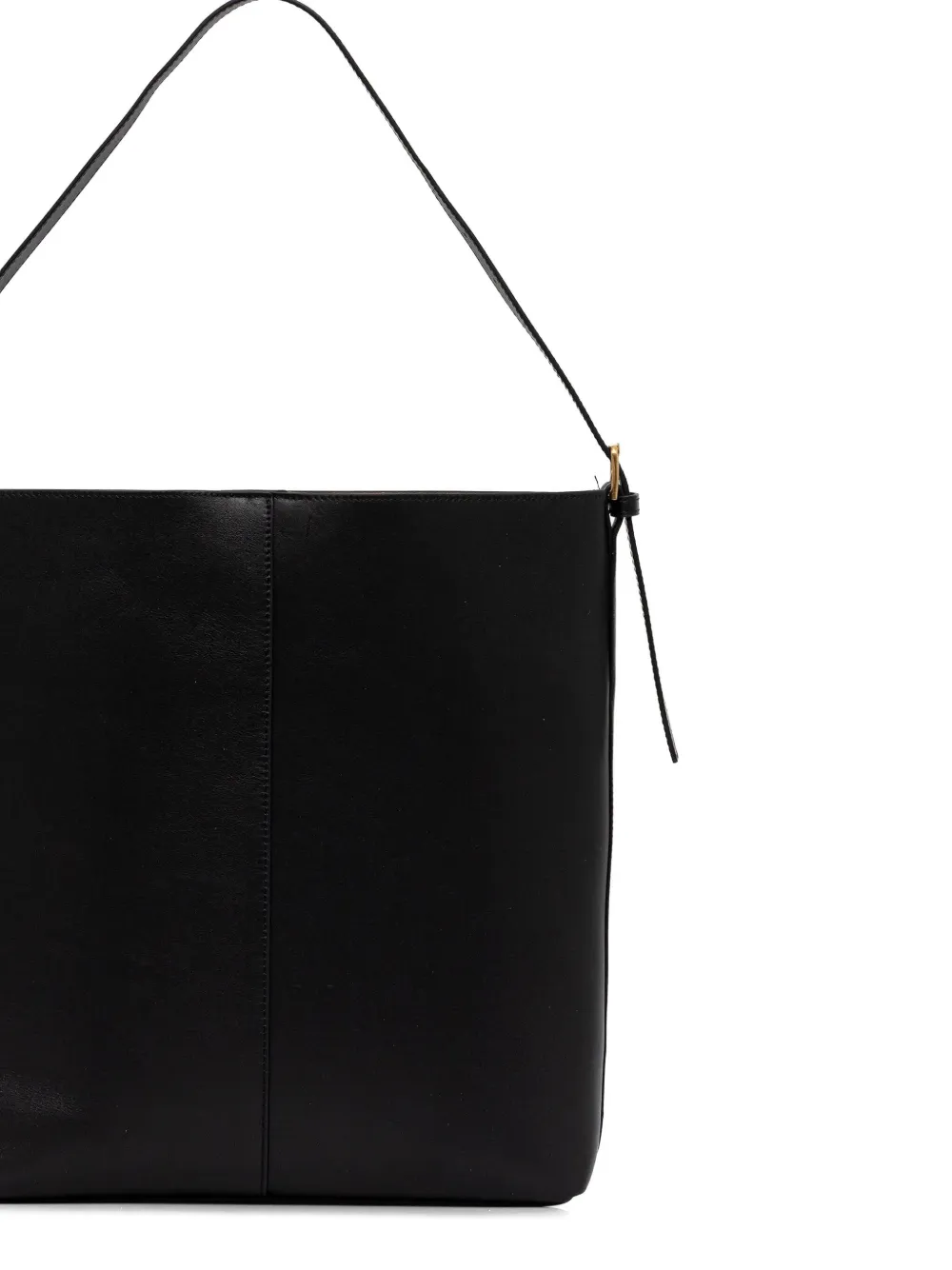 Marc O'Polo Leren shopper Zwart