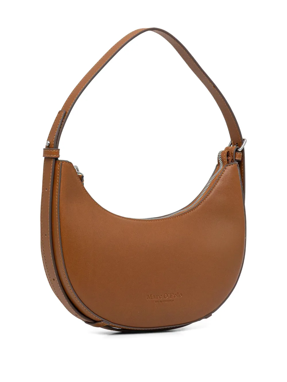 Marc O'Polo Alvi leren shopper Bruin