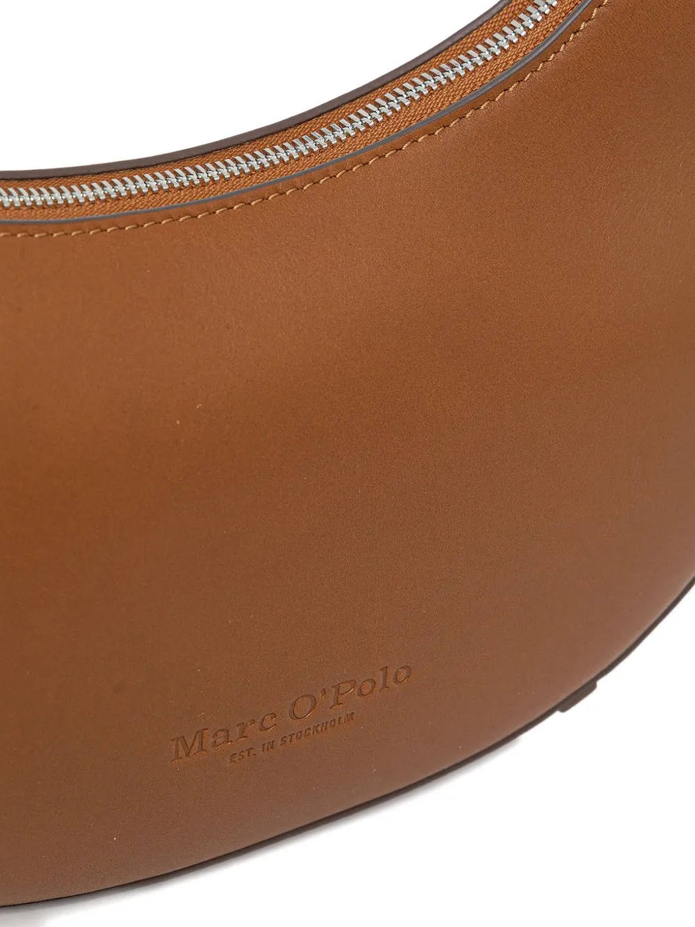 Marc O'Polo Alvi leren shopper Bruin