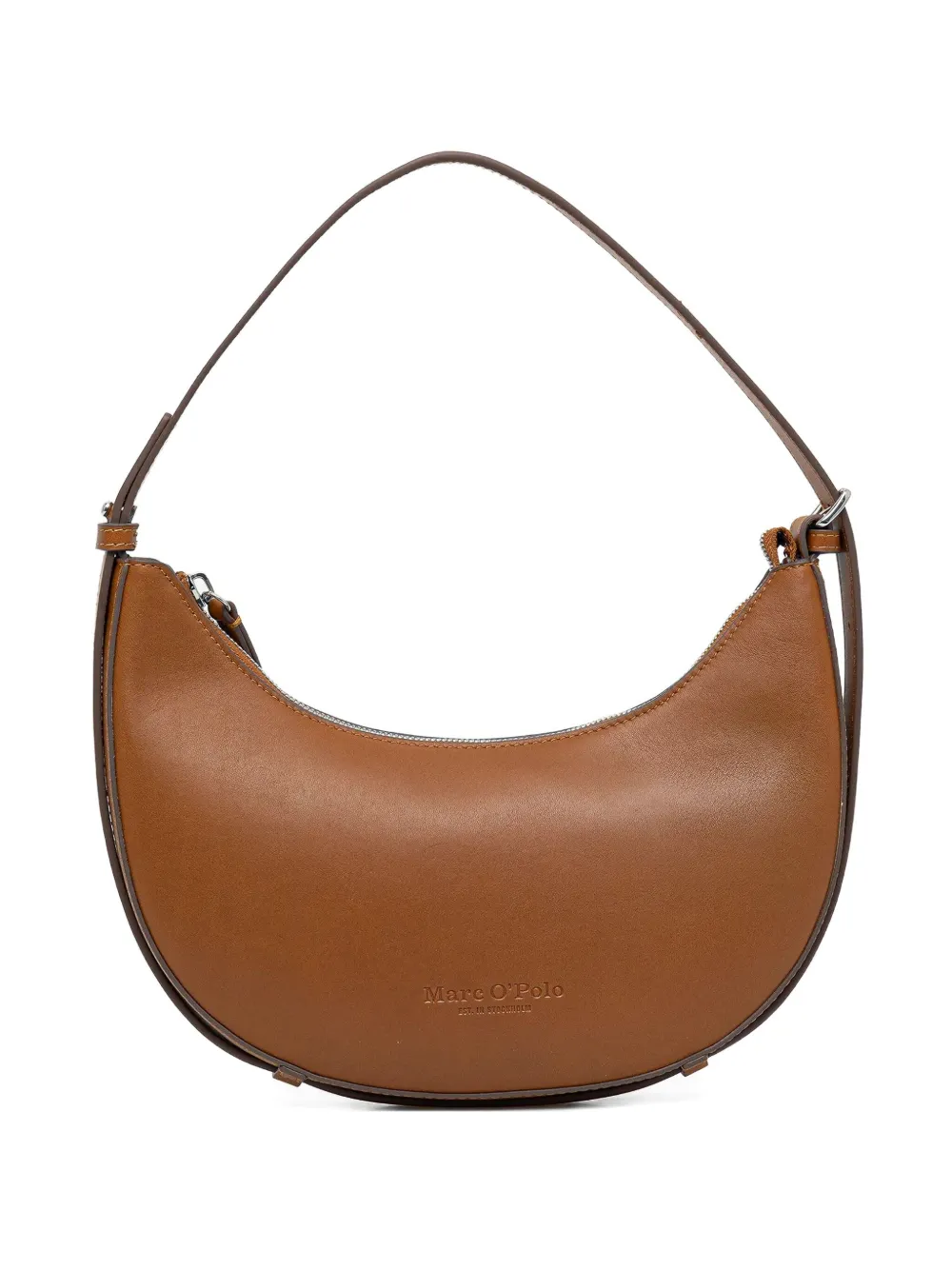 Marc O'Polo Alvi leren shopper Bruin