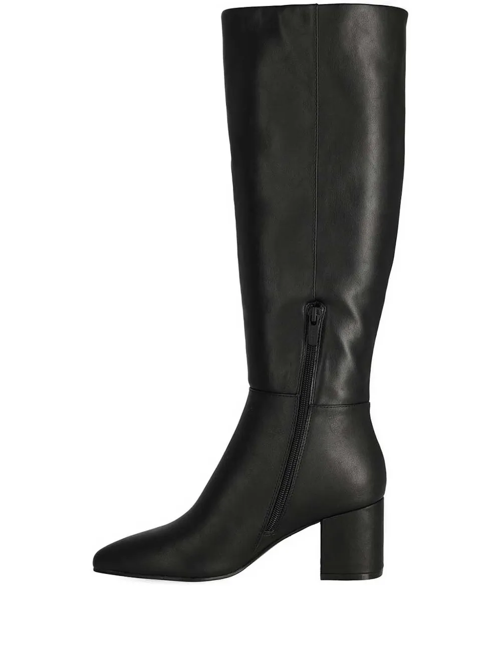 Mexx Block-heel Pointed-toe Boots In Black