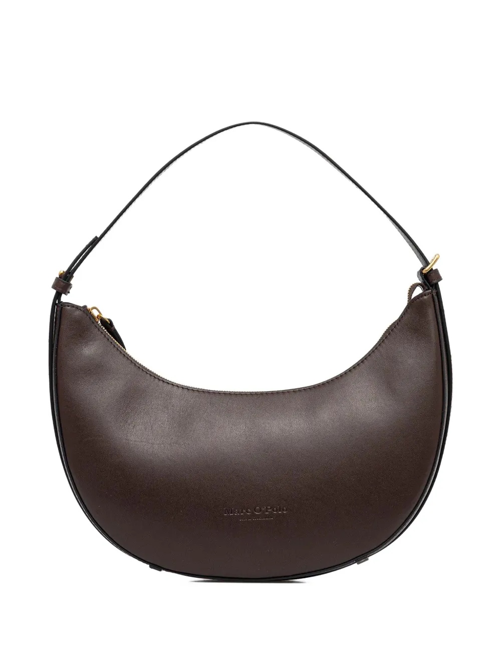 small curved-shape shoulder bag