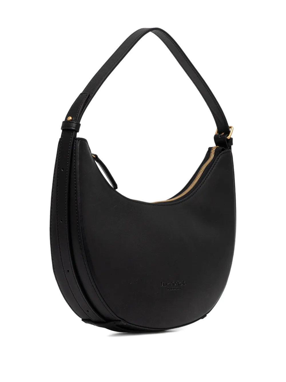 Marc O'Polo crescent-shape top-zip shoulder bag - Zwart