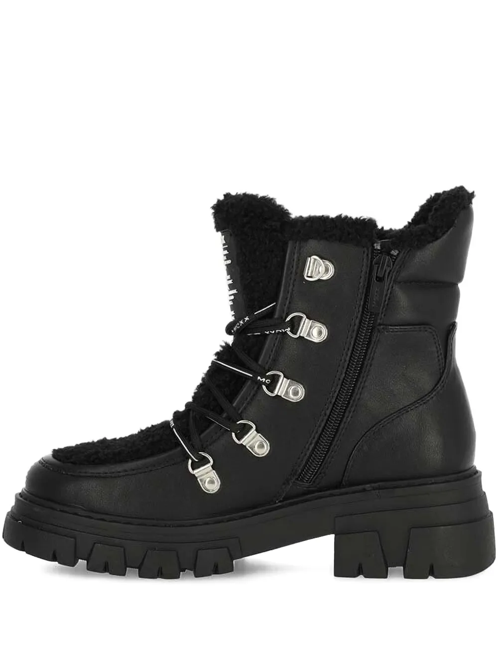 MEXX 50mm lace-up boots Black