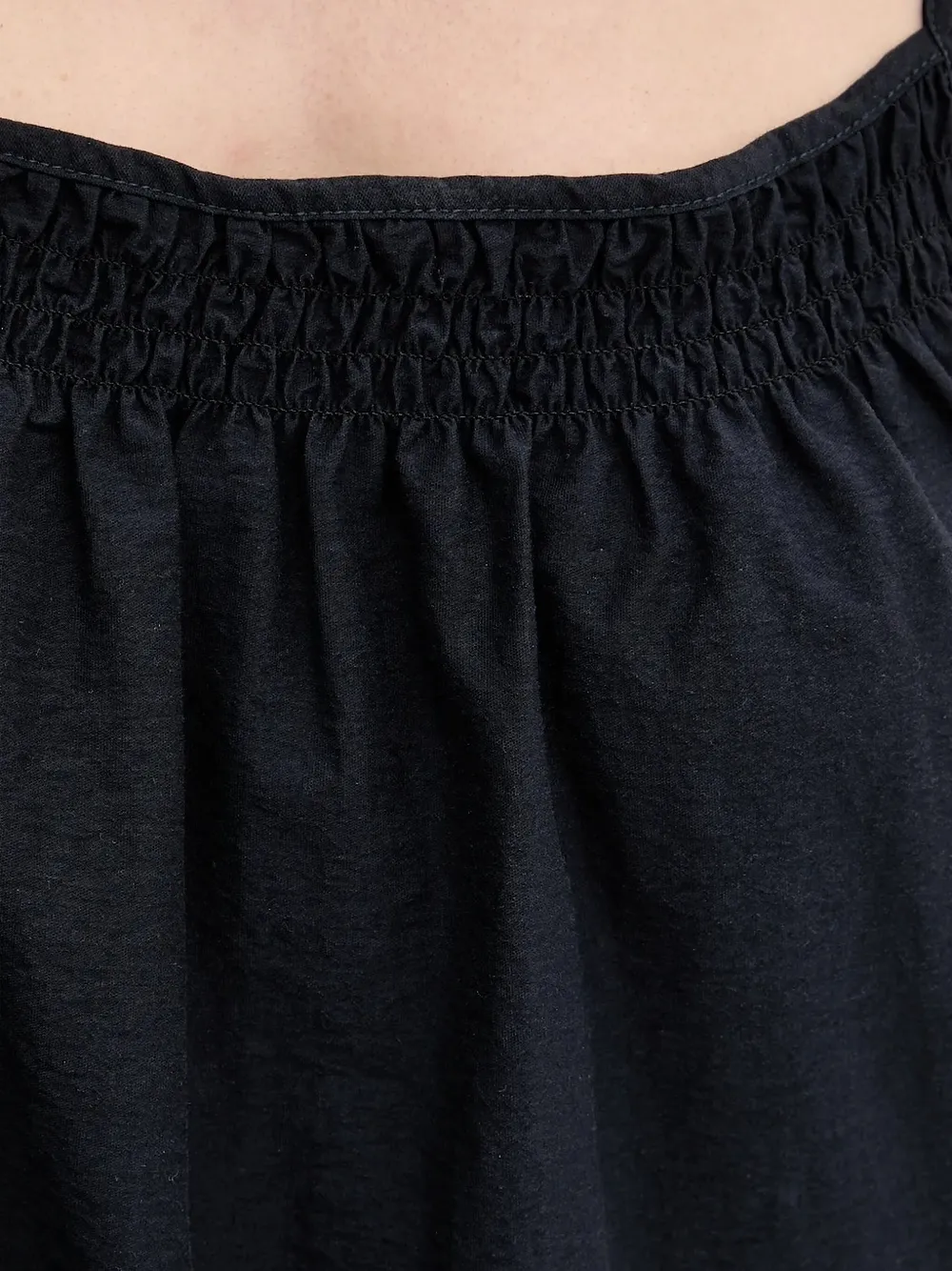 Marc O'Polo Jurk met gesmockt detail Zwart