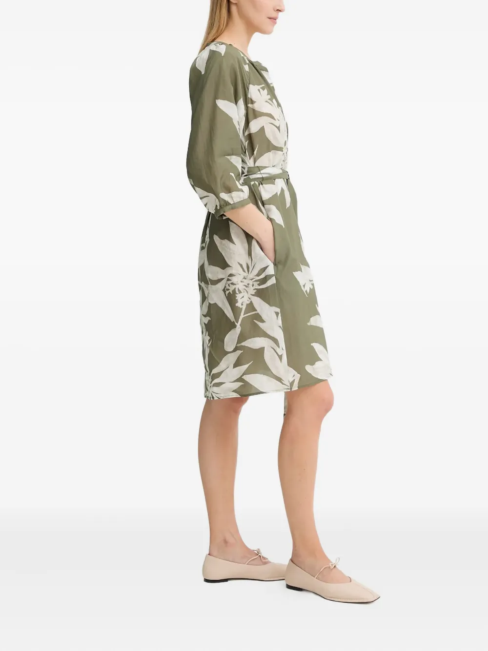 Marc O'Polo Mini-jurk met print - Groen
