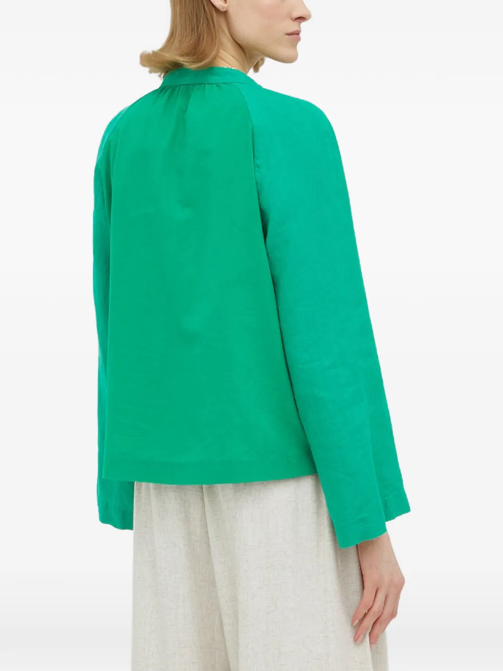  Marc O'polo V-neck Blouse - Green 