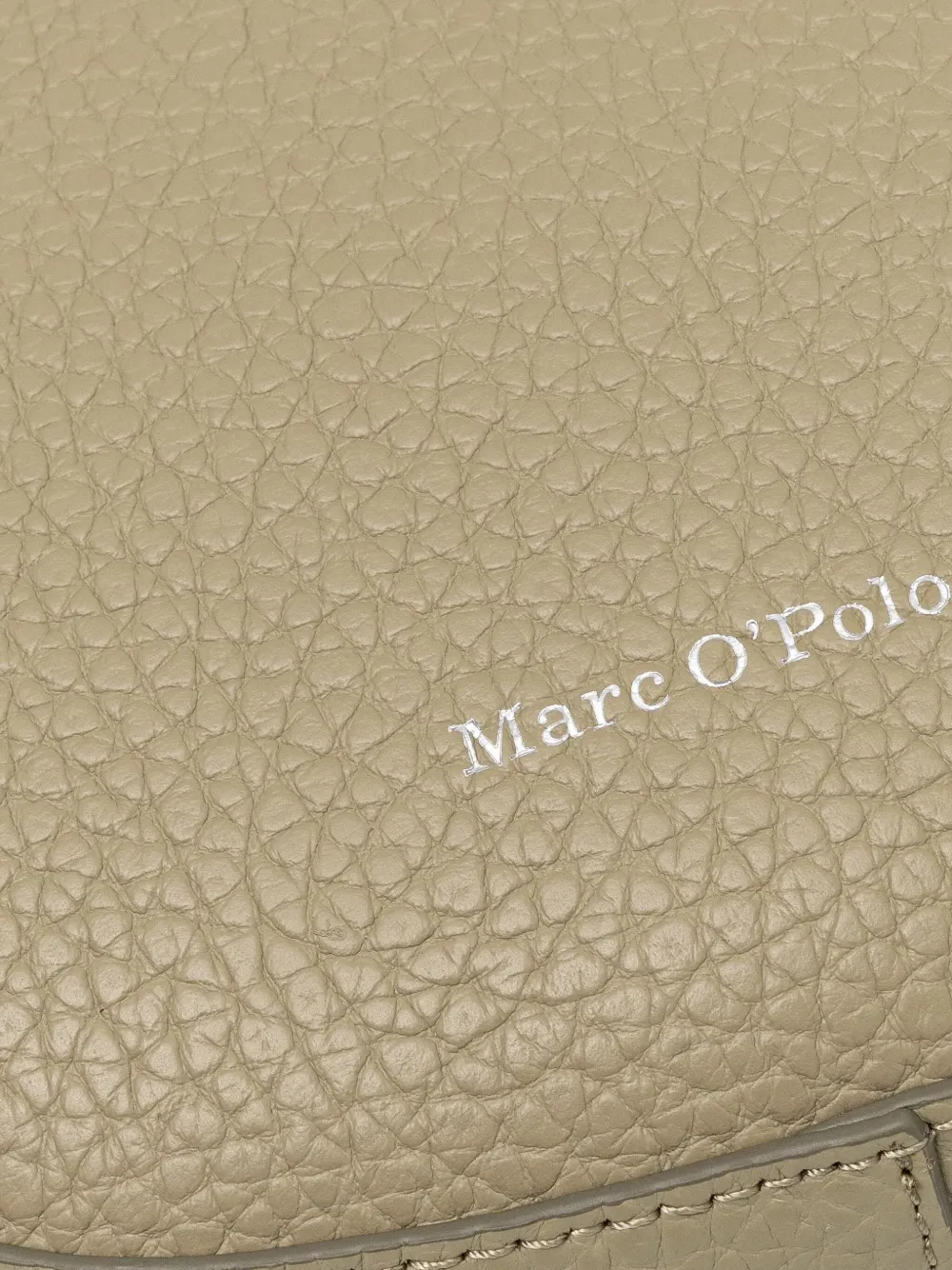Marc O'Polo Kleine shopper met logoprint Beige