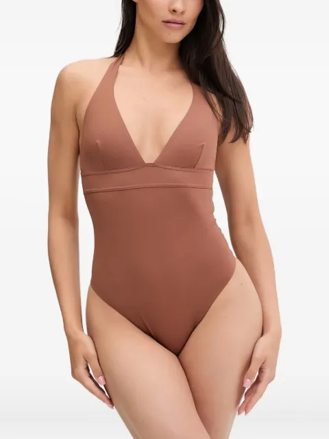 MC2 Saint Barth halter-neck swimsuit