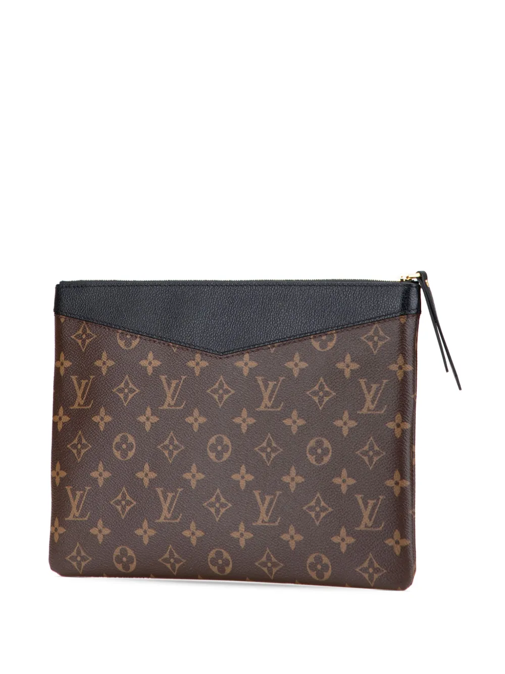 Pre-owned Louis Vuitton 2020 Monogram Daily Pouch Clutch Bag In Brown