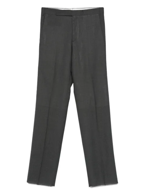 Lardini pleated straight-leg trousers